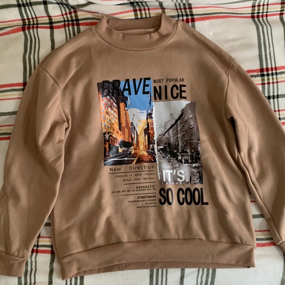 Light Brown Crewneck